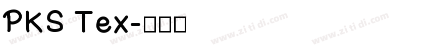 PKS Tex字体转换